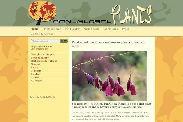 panglobalplants.com site used Mrstth-bespoke