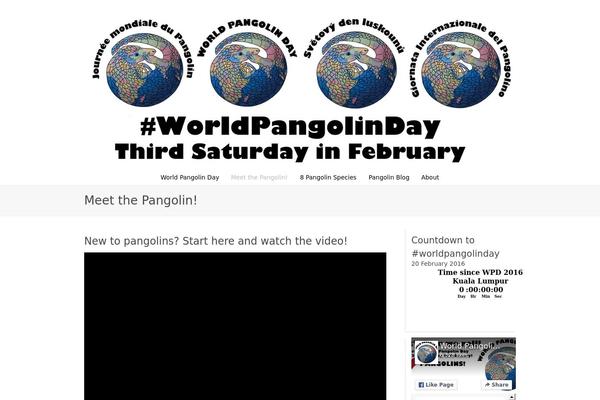 pangolins.org site used Panache