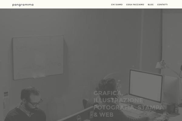 pangramma.it site used Story