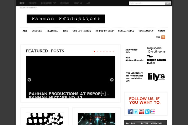 panmanproductions.com site used Daily Edition