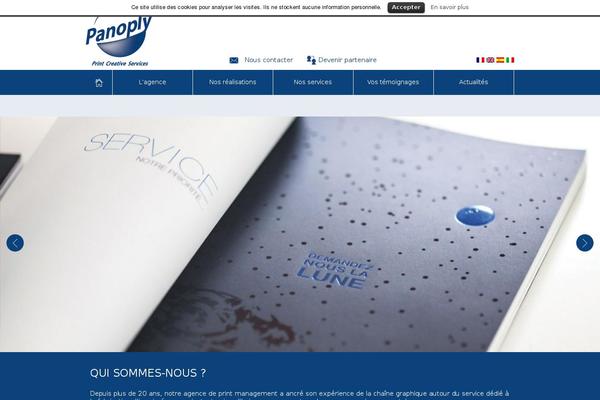 panoply.fr site used Panoply_theme