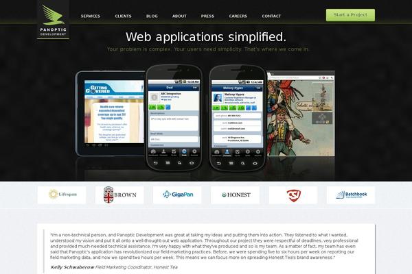 WordPress website example screenshot