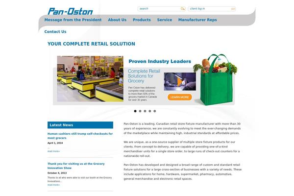 panoston.ca site used Panoston