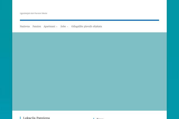 pansionnikola.com site used Divi