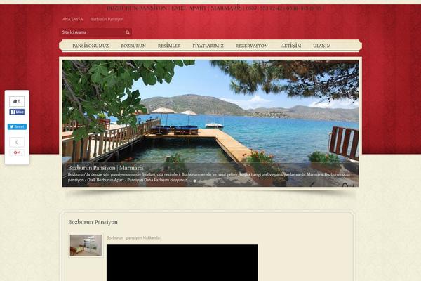 Hotelbook theme site design template sample