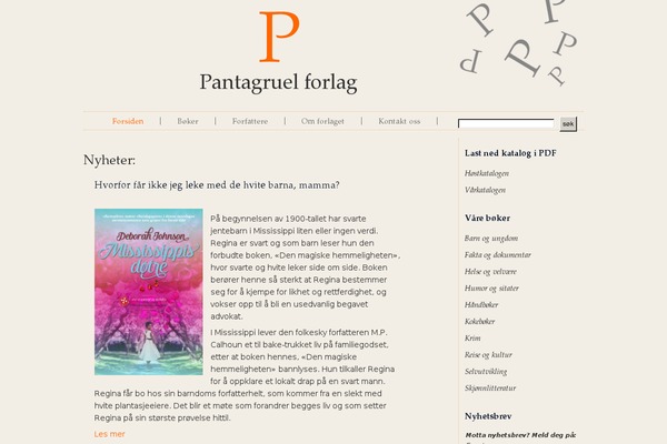 pantagruel.no site used Pantatheme