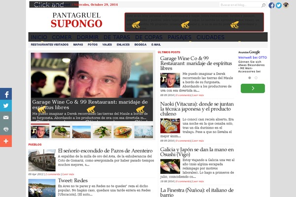 Twenty Twelve theme site design template sample