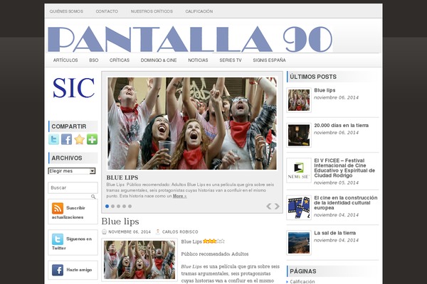 pantalla90.es site used Dotnews