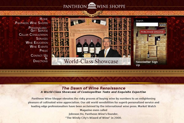 pantheonws.com site used Pantheon_theme