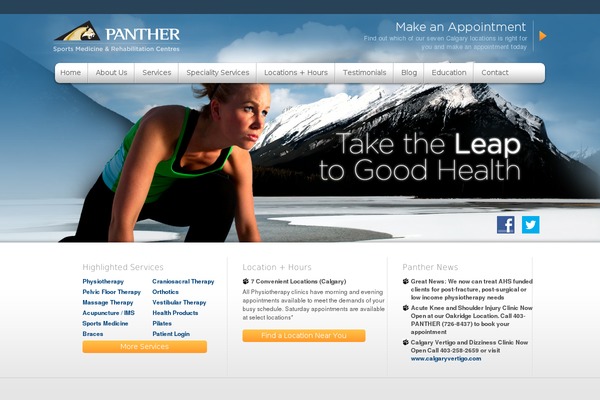 panthersportsmedicine.com site used Panther