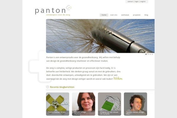 panton.nl site used Panton