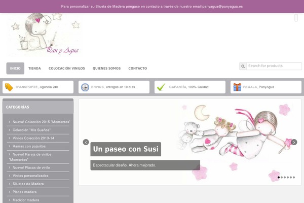 panyaguatienda.es site used Epimeteo_wp