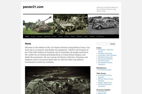 Twenty Ten theme site design template sample
