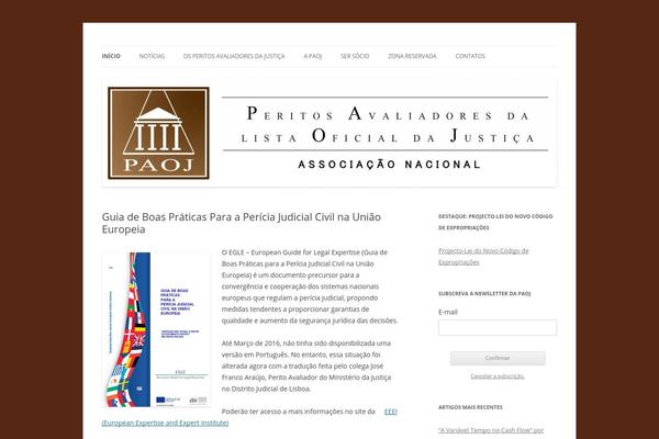 WordPress website example screenshot