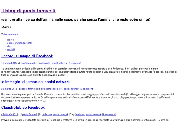 paolafaravelli.com site used Bianco