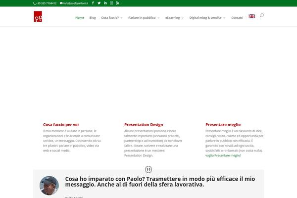 paolopelloni.it site used My-divi-child-theme