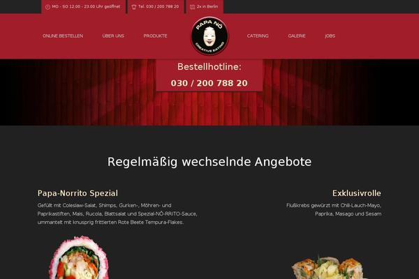 papa-no.de site used Food-haus