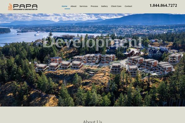 papaconstructions.com site used Papa2theme