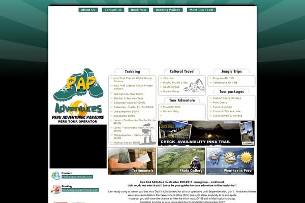 papadventures.com site used New-papadventures