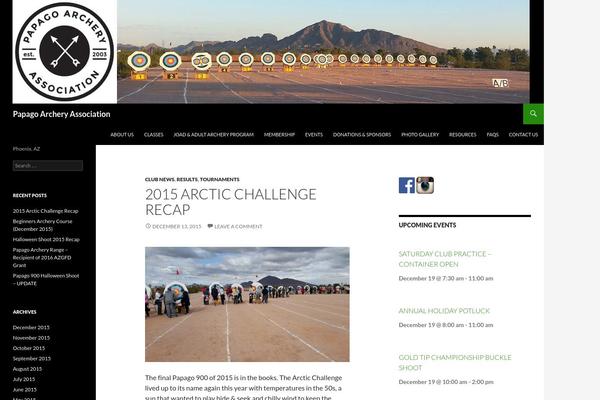 WordPress website example screenshot