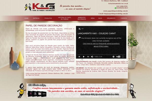 Kg theme site design template sample