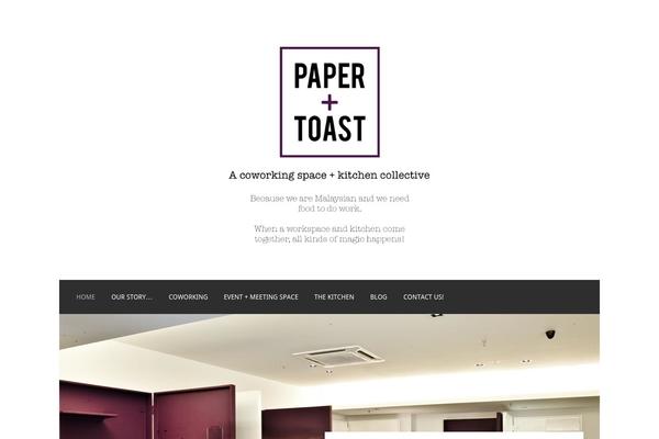 paperandtoast.com site used Anotte-wp