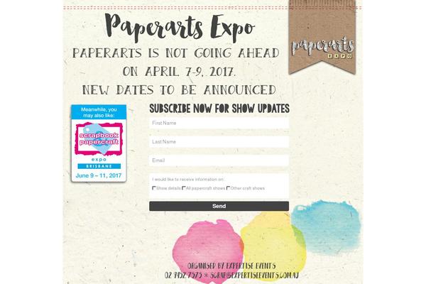 paperarts.com.au site used Paper-arts-2016