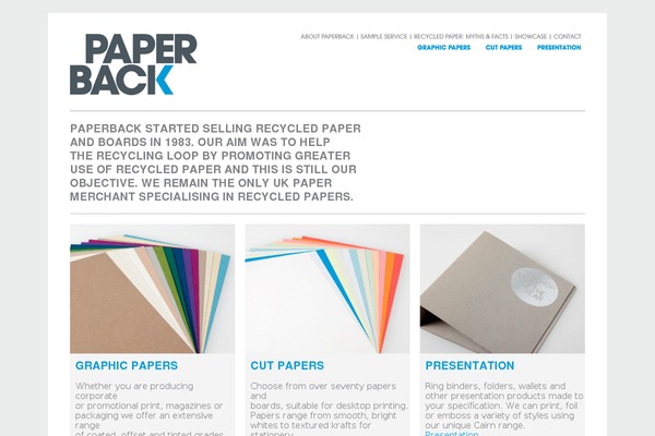 Paperback theme site design template sample