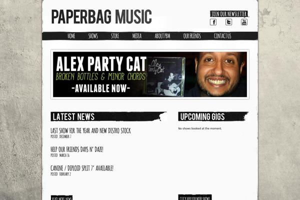 paperbagmusic.com.au site used Paperbagnew