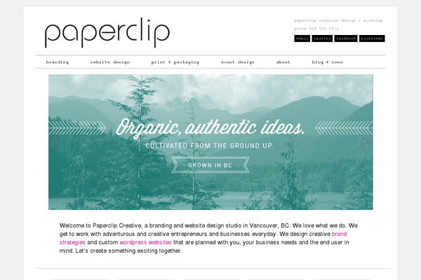 paperclipcreative.ca site used Pccreative