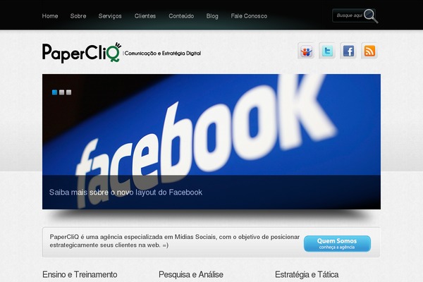 papercliq.com.br site used Blog-design-lite