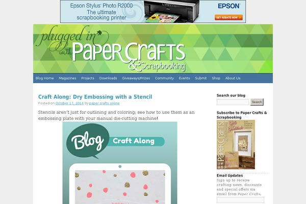 papercraftsconnection.com site used Mai-lifestyle-pro