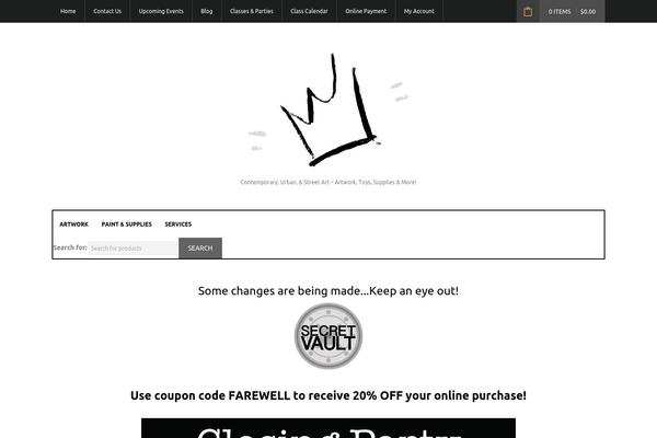 papercrowngallery.com site used Greatshop