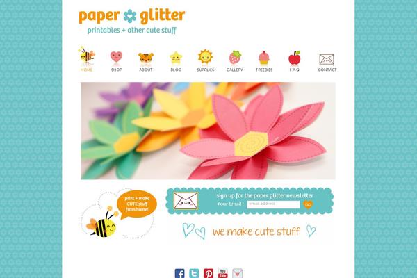 paperglitter.com site used Paperglitter