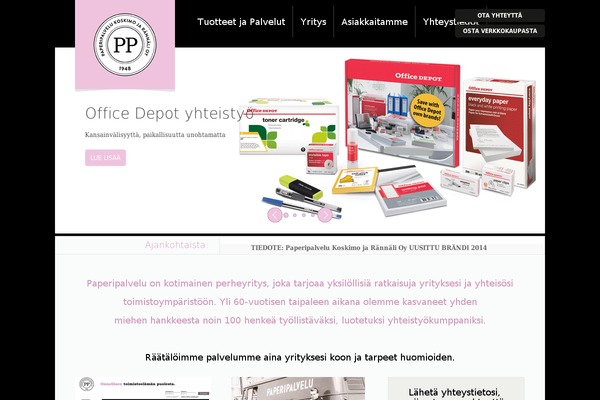 paperipalvelu.com site used Paperipalvelu