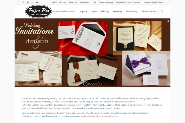 Enfold theme site design template sample