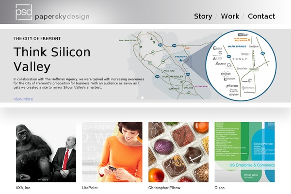 WordPress website example screenshot