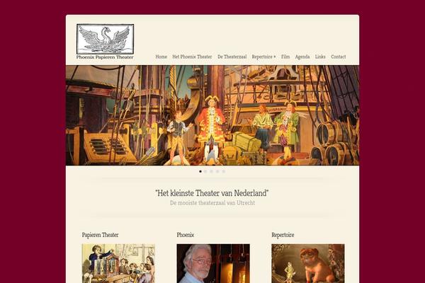 Chameleon theme site design template sample