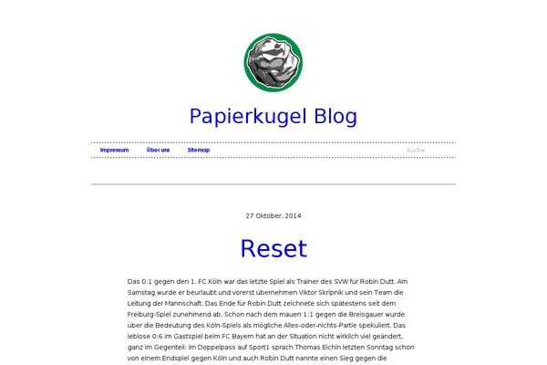 papierkugel.org site used Textural