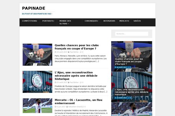 Astra theme site design template sample