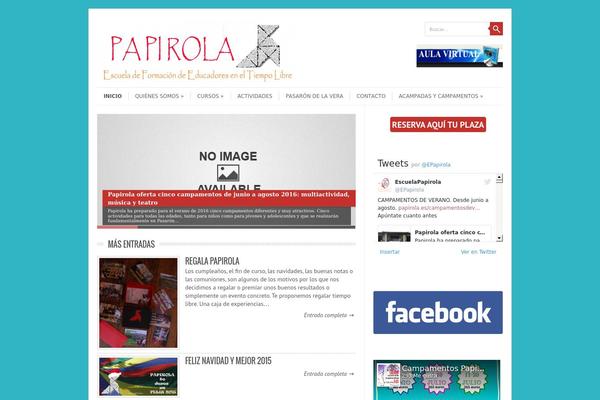 papirola.es site used Leaf