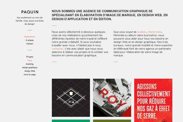 paquindesign.com site used Snazzy