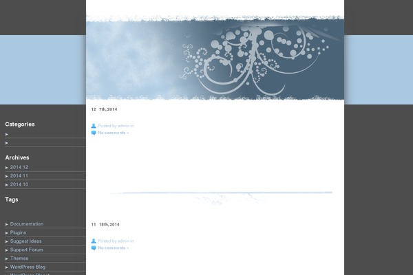 Blue Drop theme site design template sample