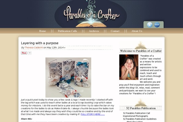 parablesofacrafter.com site used Parablesofacrafter