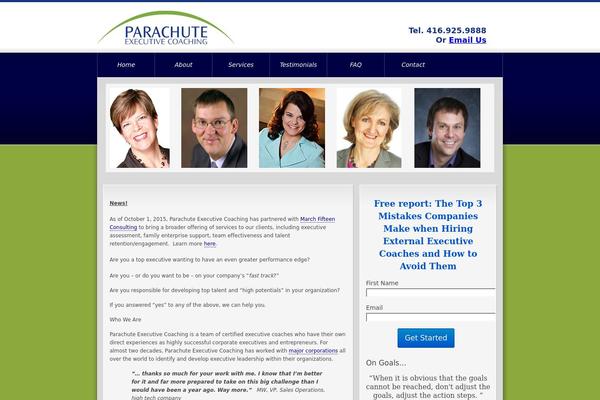 parachuteexecutivecoaching.com site used Parachute