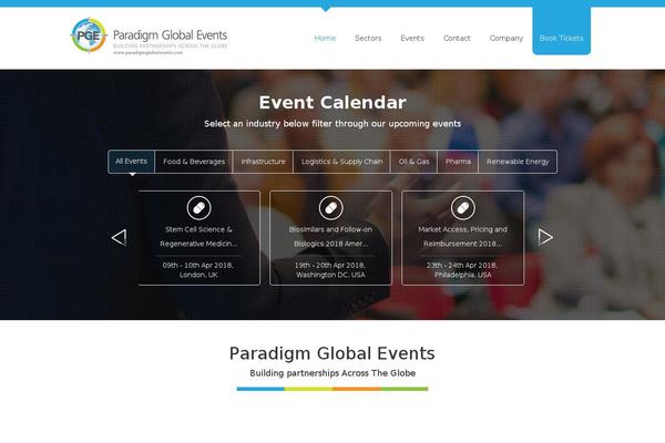 paradigmglobalevents.com site used Pge