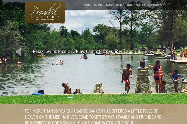 paradisecanyon.com site used Paradisecanyon