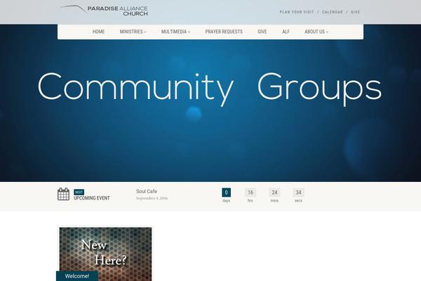 NativeChurch theme site design template sample