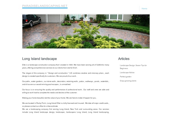 Twenty Thirteen theme site design template sample