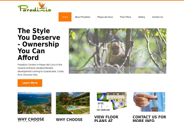 discover theme site design template sample